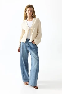 Veste à nouer en mousseline