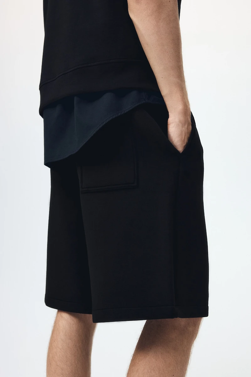 Relaxed-Fit Scuba Shorts