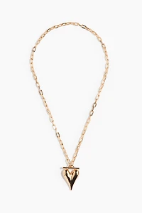 Heart-Pendant Chain Necklace