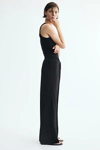 Twist-Detail Jersey Pants