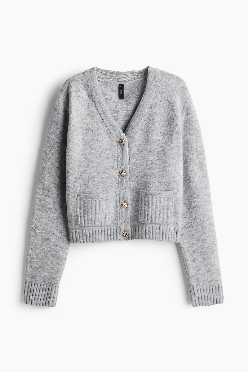 Gilet court en fin tricot