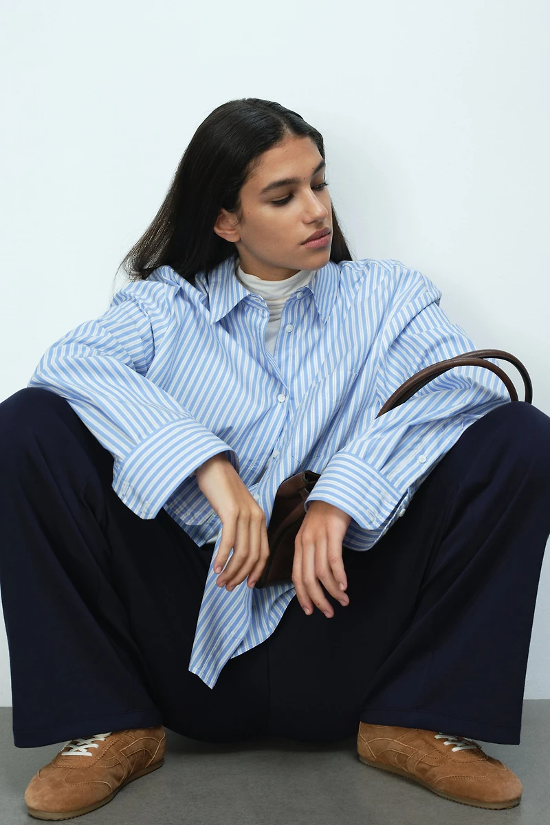 Oversized Poplin Shirt