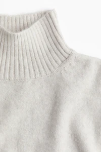 Knit Mock Turtleneck Dress