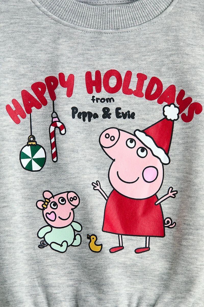 Sweatshirt with Printed Motif