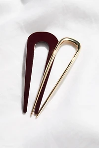 Lot de 2 pics à cheveux