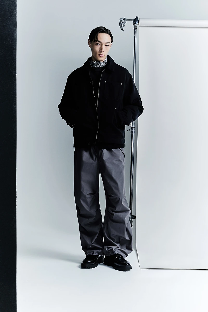 Loose Fit Parachute Pants