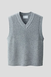 Débardeur en laine mélangée