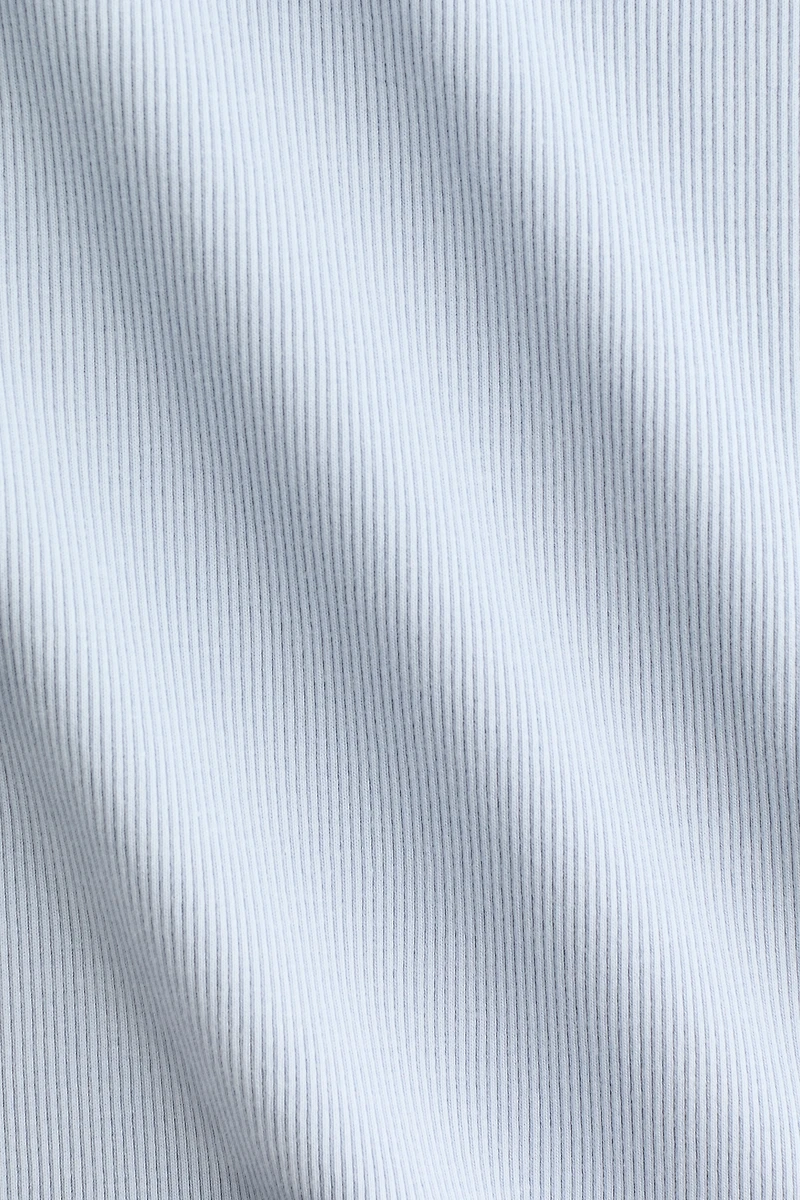 Ribbed V-Neck Tank Top