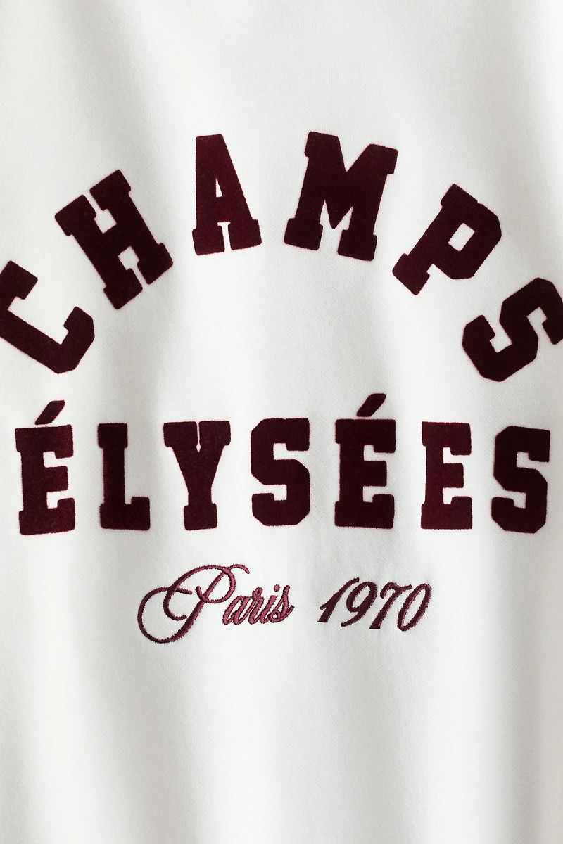 Sweatshirt with Motif