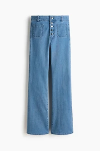 Flared Leg High Waist Jeans