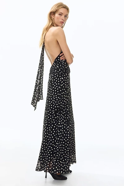 Mesh Halterneck Dress