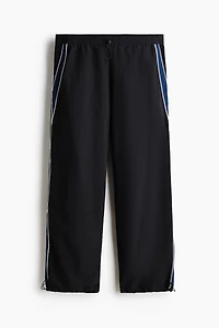 Loose-Fit Nylon Track Pants