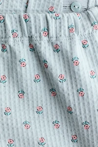 2-Piece Printed Waffled Set
