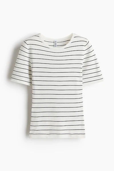 Fine-Knit T-Shirt