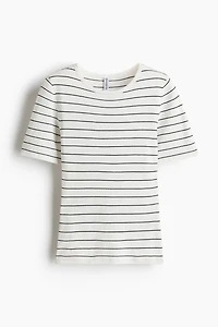 Fine-Knit T-Shirt