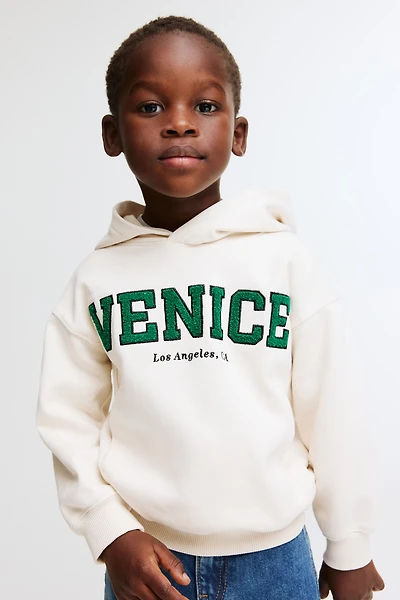 Embroidered-Detail Hoodie