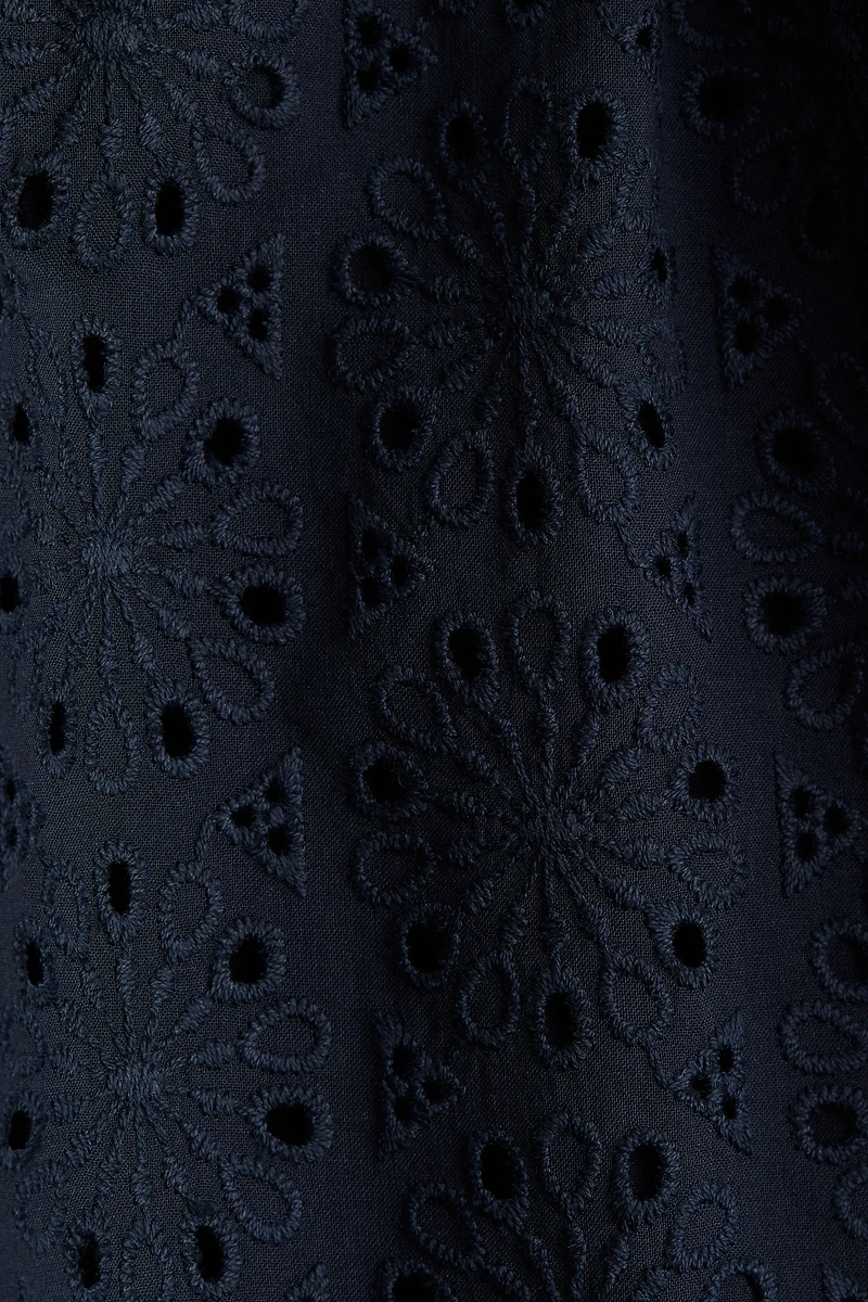 Eyelet-Embroidered Shorts
