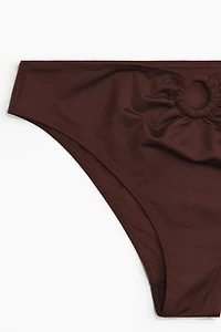 High Waist Cheeky Bikini Bottoms
