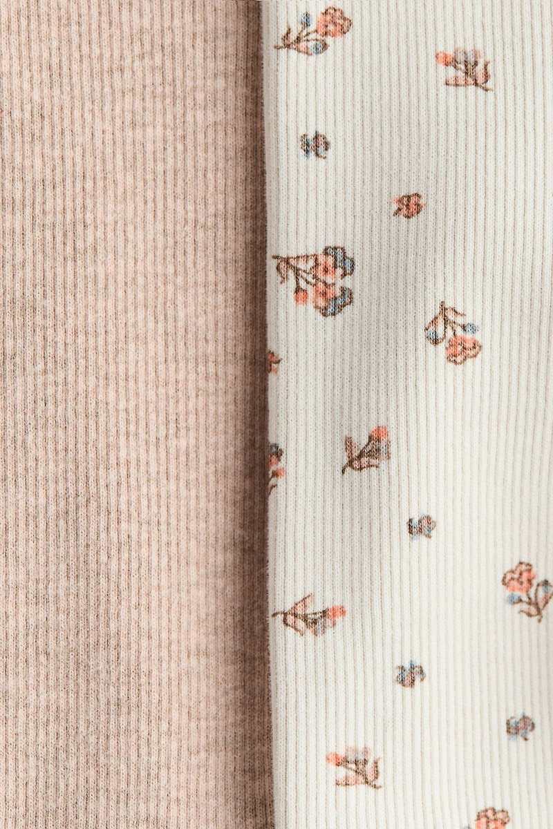 Lot de 2 leggings à taille ajustable