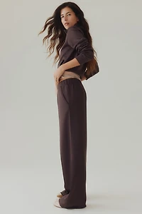 Crease-Front Pull-On Pants
