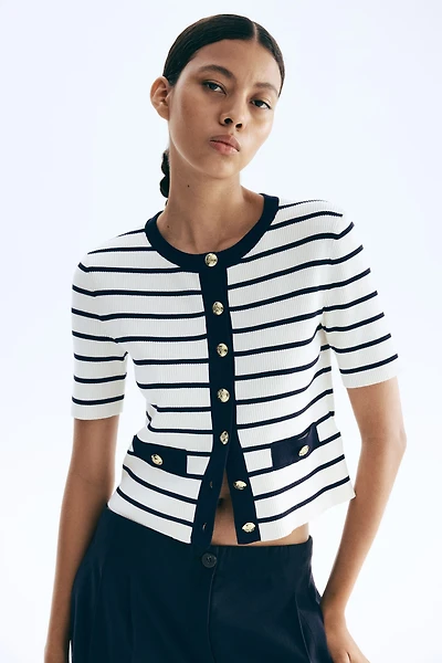 Short-Sleeved Cardigan