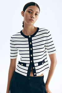 Short-Sleeved Cardigan