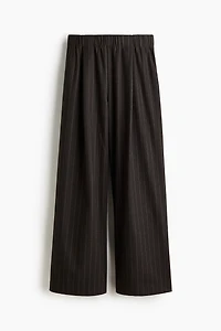 Wide-Leg Pull-On Pants