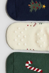 Lot de 3 paires chaussettes en bouclette