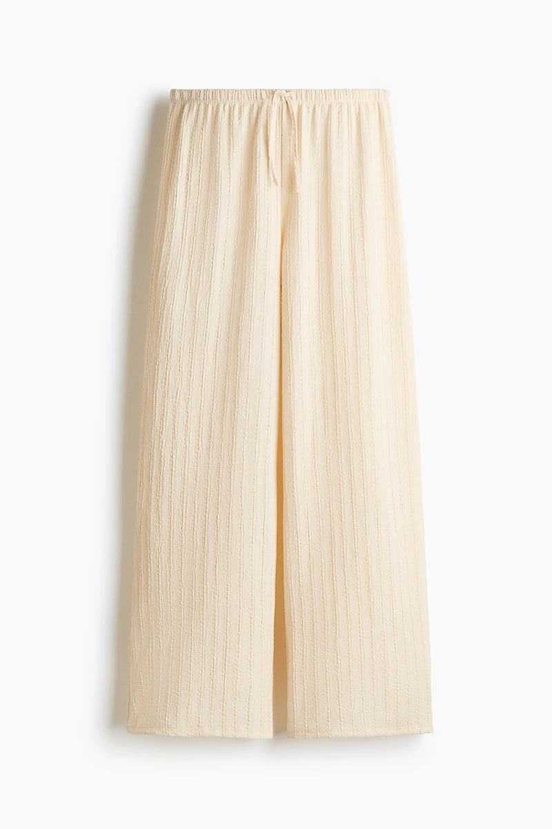 Textured Jersey Drawstring Pants