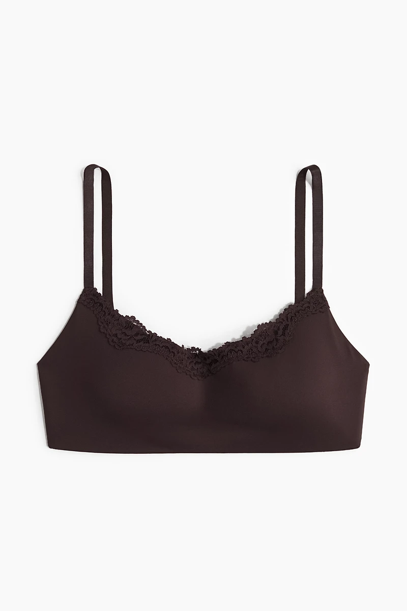 Soutien-gorge coussiné sans armature en microfibre