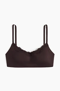 Soutien-gorge coussiné sans armature en microfibre