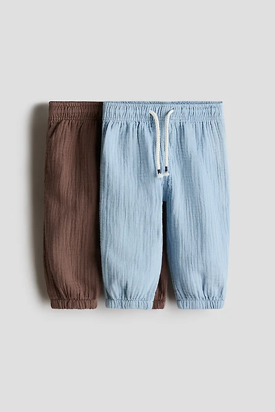 2-Pack Cotton Muslin Pants