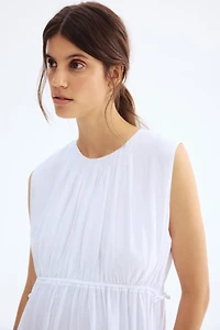 MAMA Drawstring-Detail Dress