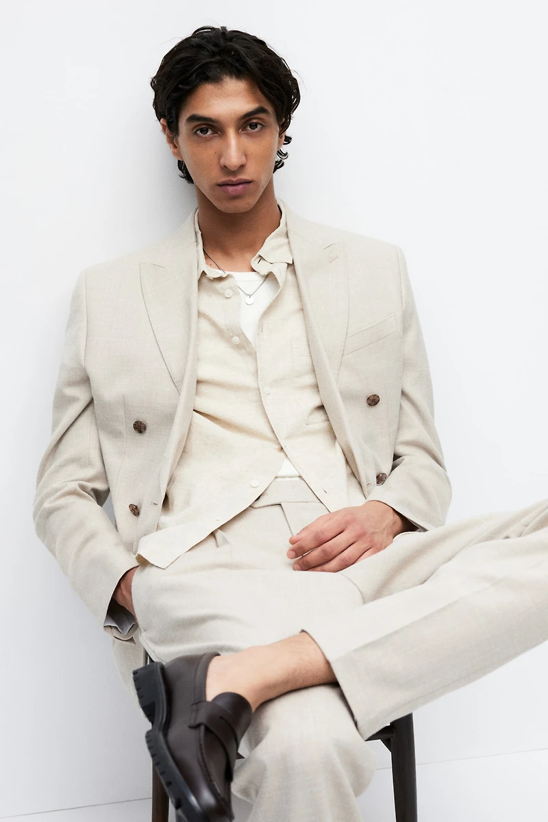 Veste classique à fermeture croisée