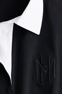 Robe en jersey avec col