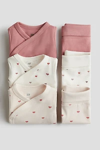 6-piece Bodysuit and Pants Set