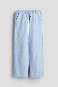 Linen-Blend Pants
