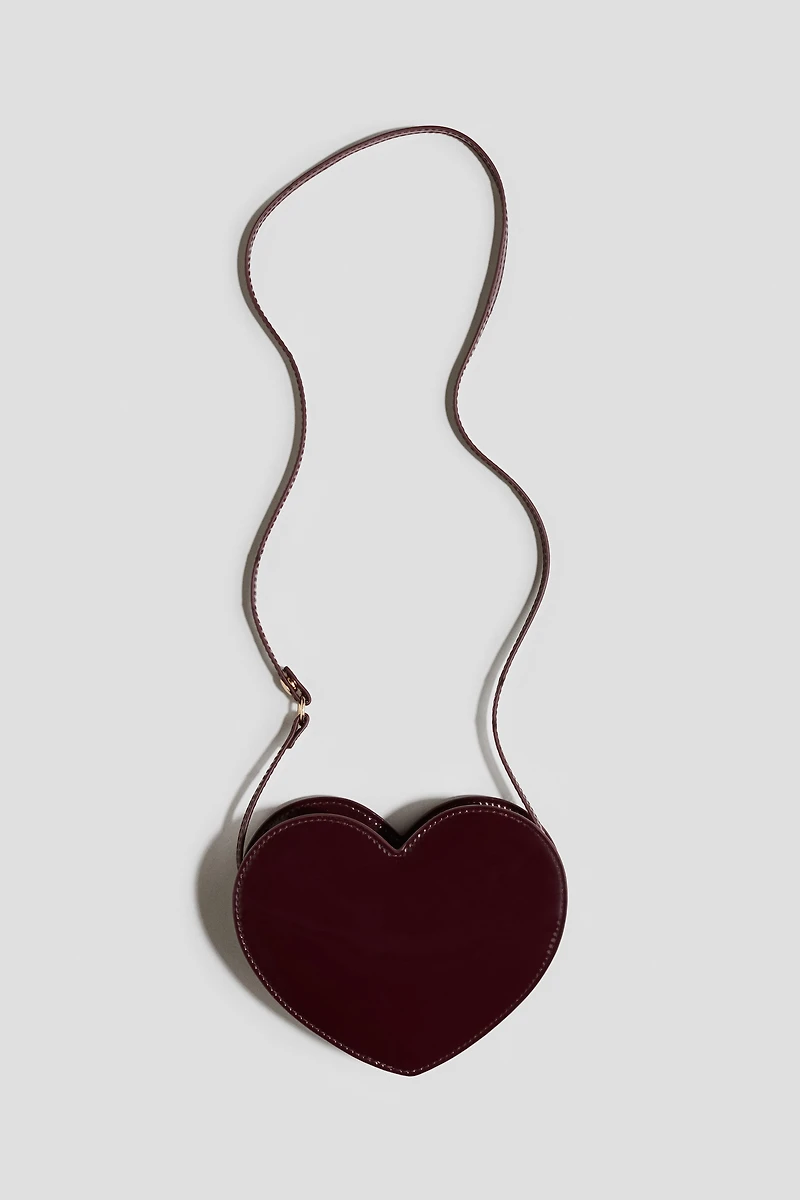 Heart-shaped Shoulder Bag