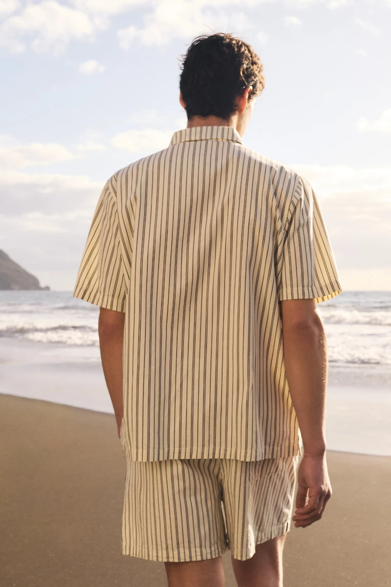 Cotton Pajama Shirt and Shorts