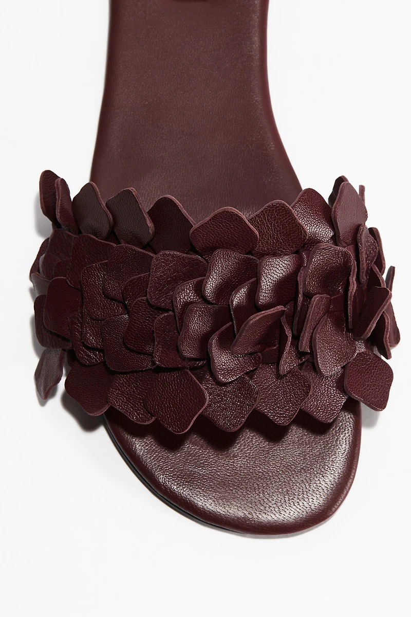 Sandales en cuir