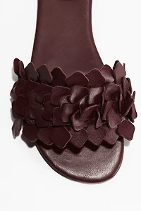 Sandales en cuir