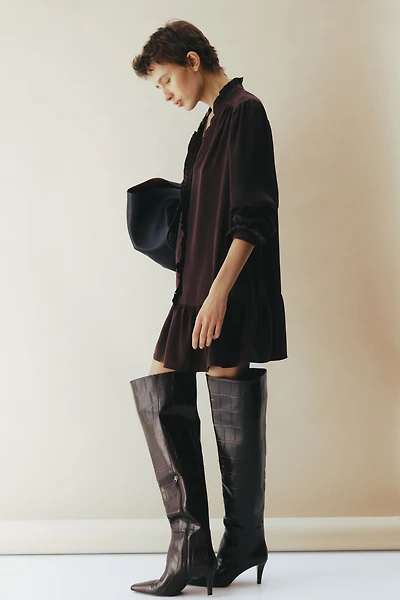 Ruffle-Trimmed Dress