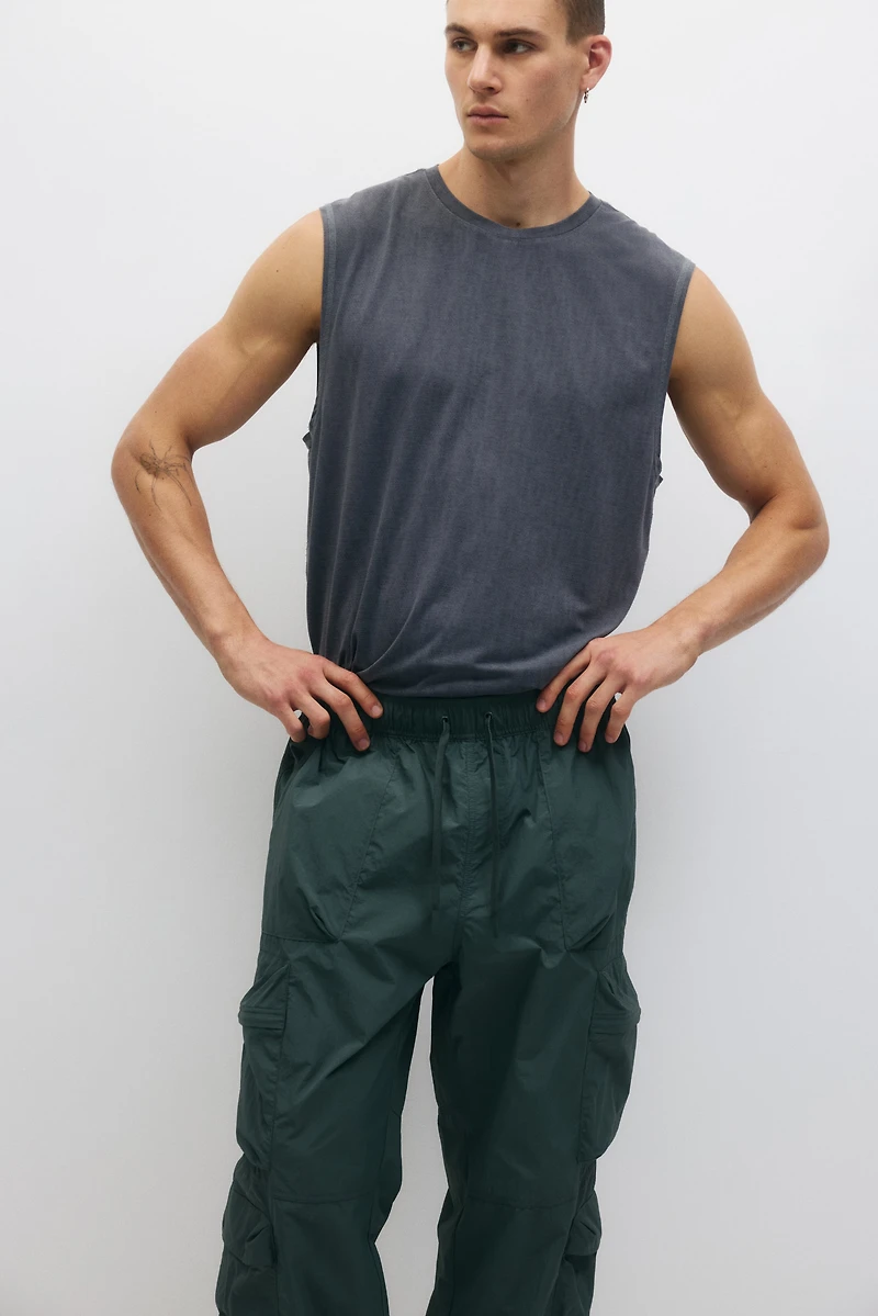 Pantalon cargo hydrofuge ample
