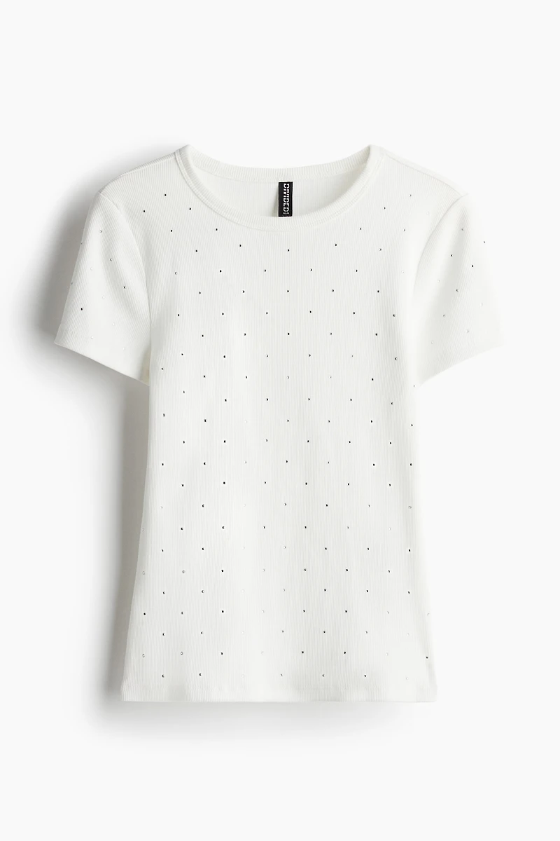 T-shirt orné de strass