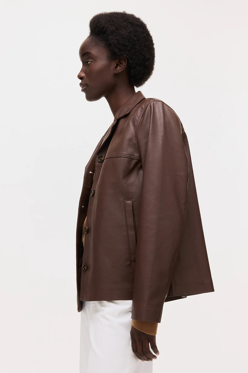 Veste en tissu enduit