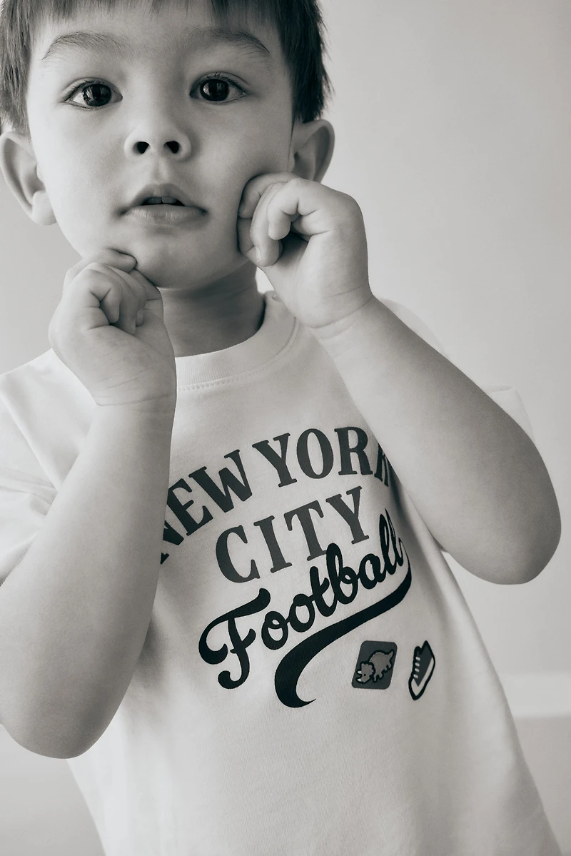 Printed Cotton T-Shirt