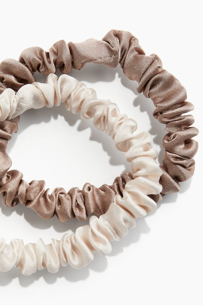 4-pack Silk Scrunchies