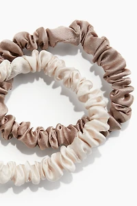 4-pack Silk Scrunchies
