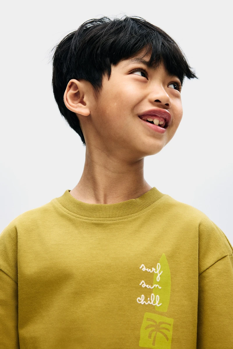 Loose-Fit Printed T-Shirt