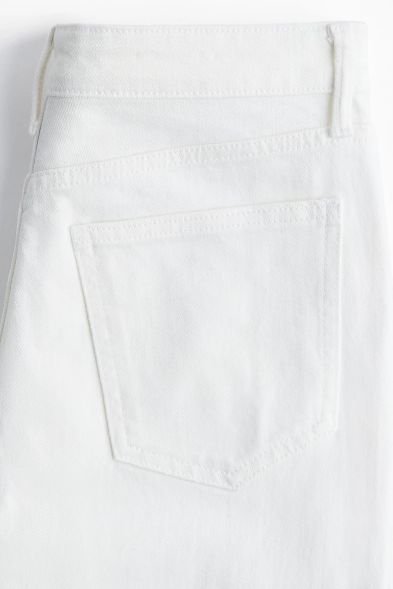 Straight Regular Jeans with Side Stripes